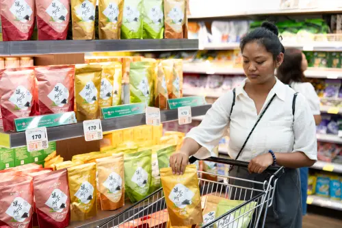 ▲天仁釀茶所三角茶包讓品茶更加便利，全系列商品於全台家樂福與天仁熟客圈同步販售。
