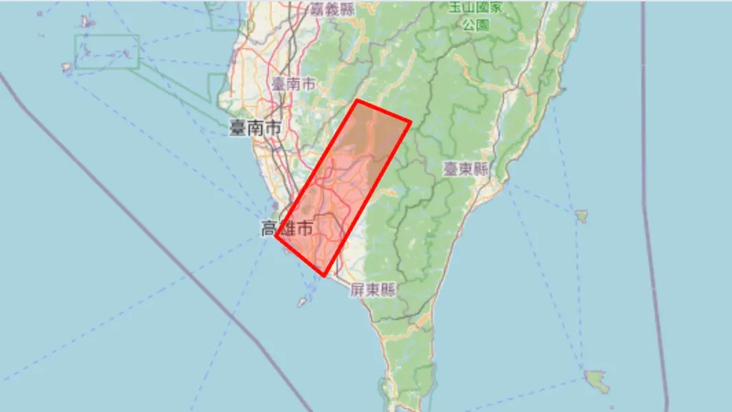 氣象署大雷雨訊息／屏東、高雄國家警報響了！最新大雷雨示警區域