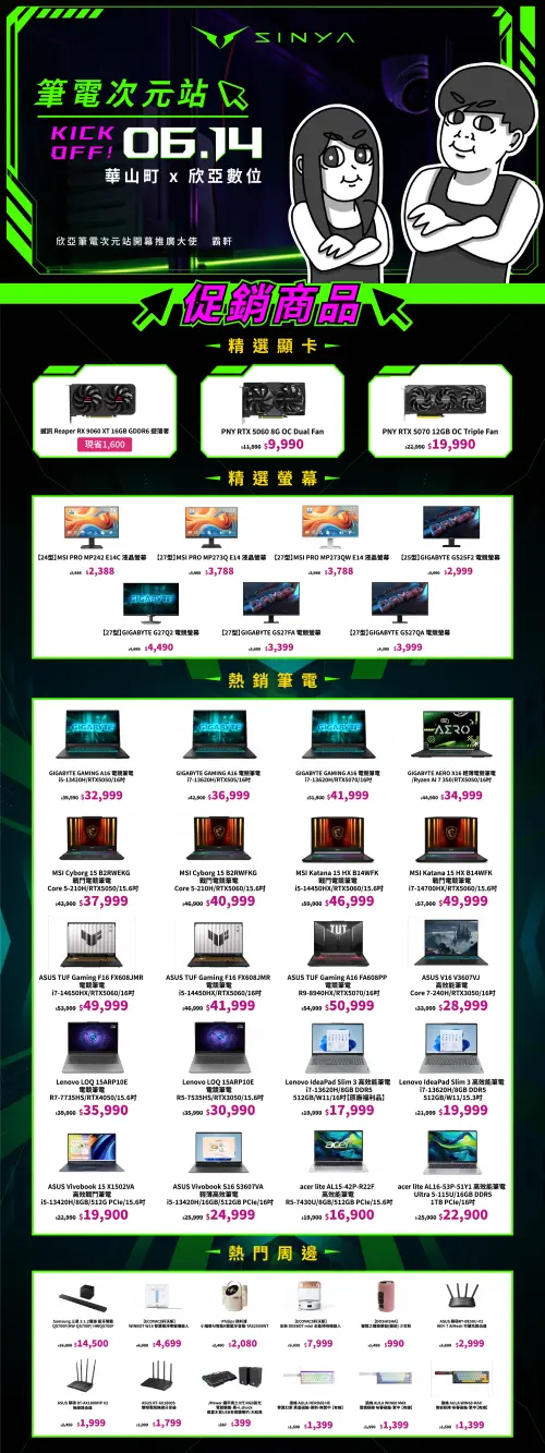 ▲促銷商品清單。（圖／業者提供）