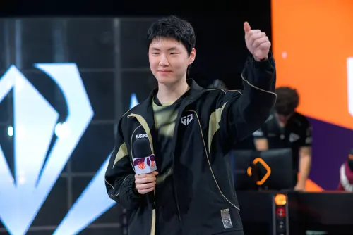 ▲剛奪下 MVP、狀態火熱的 Chovy 將與 Faker 在中路碰頭，試圖幫助 Gen.G 挺進 MSI。（圖／LOL Esports Flickr）