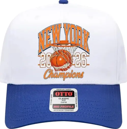 ▲New York Basketball 2026復古雙色卡車帽主打高CP值與復古設計，成為預算型球迷入手尼克冠軍紀念商品的熱門選擇。（圖／翻攝自Amazon官網）