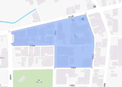 ▲嘉義市西區6月15日停水影響範圍。（圖／台灣自來水公司）