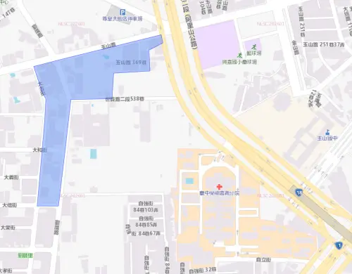 ▲嘉義市6月15日停水影響範圍。（圖／台灣自來水公司）