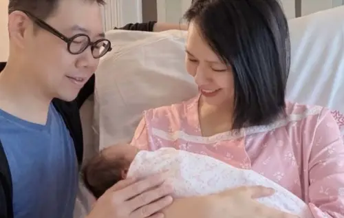 41歲夏于喬女兒誕生！一家三口幸福牽手照曝光：歡迎來到地球