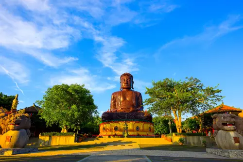 ▲八卦山大佛竣工於1961年，曾是台灣十大熱門旅遊景點。（圖／彰化縣政府）