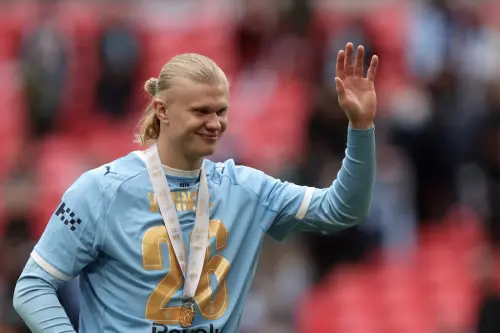 ▲哈蘭德（Erling Haaland）在接受《ESPN》的賽前專訪時坦言，如果這輩子沒能帶領挪威重回世界盃舞台，他的輝煌生涯將永遠不完美。（圖／美聯社／達志影像）
