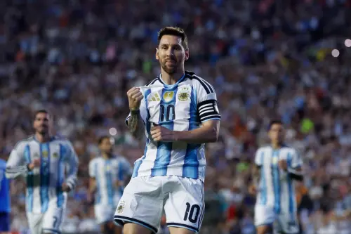 ▲由傳奇球王梅西（Lionel Messi）領軍的衛冕軍阿根廷，明日早上9點交手非洲強權阿爾及利亞，兩隊將在美國堪薩斯城體育場正面交鋒。（圖／美聯社／達志影像）
