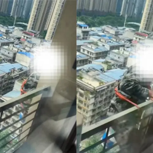 影／30樓一路滑！高空工人求救遭住戶狠心拒絕 幸踩住冷氣機　