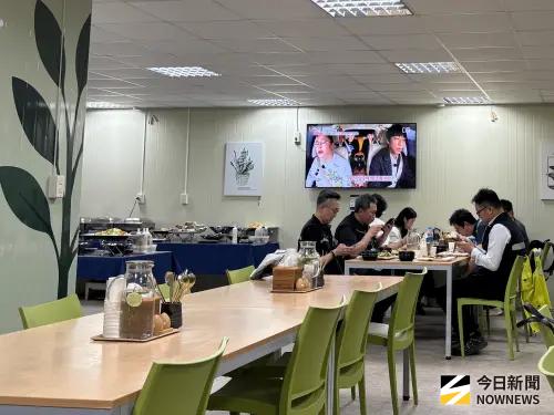 ▲桃機工區的三星公司員工食堂，幾乎把韓國場景搬來。（圖／記者李青縈攝）