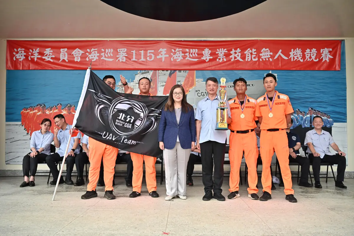▲管碧玲表示面對中國灰色地帶襲擾，海巡執法已邁向科技海巡里程碑，將引進無人科技，打造智慧巡防與立體監偵防護網。（圖／海巡署提供）