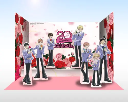 ▲《櫻蘭高校男公關部》動畫20周年紀念場景登場。（圖／木棉花）