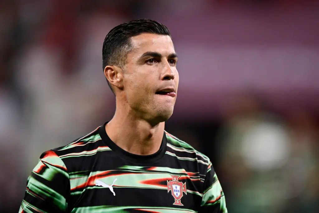 ▲葡萄牙球星C羅（Cristiano Ronaldo）在梅西單場3球後，明天即將出戰，他保持7年的最老帽子戲法紀錄已經被打破，又成最大苦主。（圖／美聯社／達志影像）