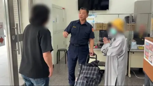 大讚警如菩薩　八旬法師丟行李　暖警迅速找回