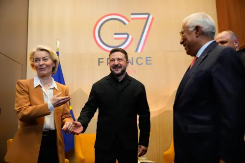 ▲台海被G7點名保護！峰會聲明反對武力脅迫（圖／美聯社／達志影像）