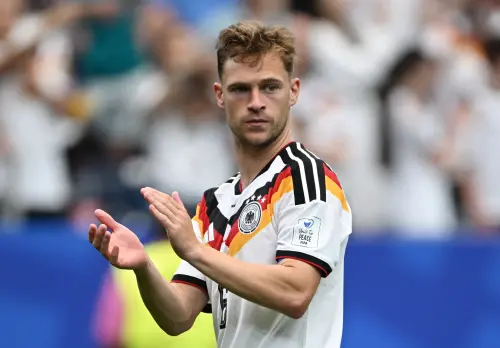 ▲德國隊長基米希（Joshua Kimmich）將坐鎮中場調度，中場控制權將成為比賽勝負關鍵。（圖／路透／達志影像）