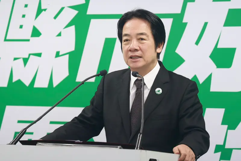 ▲賴清德出席提名記者會。(圖/記者葉政勳攝,2026.06.17)
