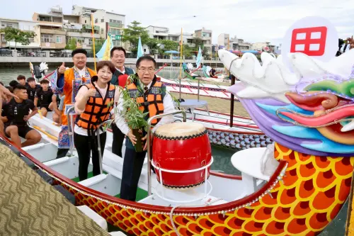 臺南龍舟錦標賽揭幕　黃偉哲邀國人觀賞賽事體驗節慶氛圍