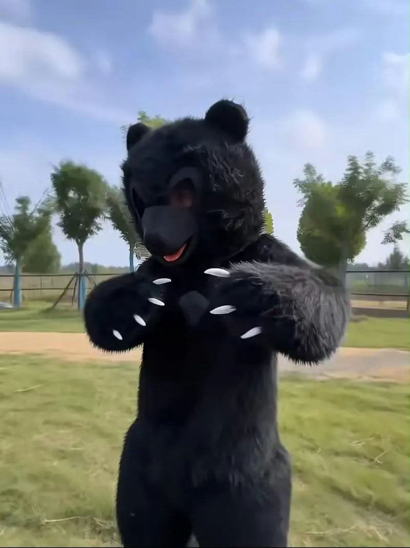 ▲中國動物園招人扮黑熊年薪44萬台幣!唯一要求嚴禁說人話(圖/截自河南漯河野生動物園官網)