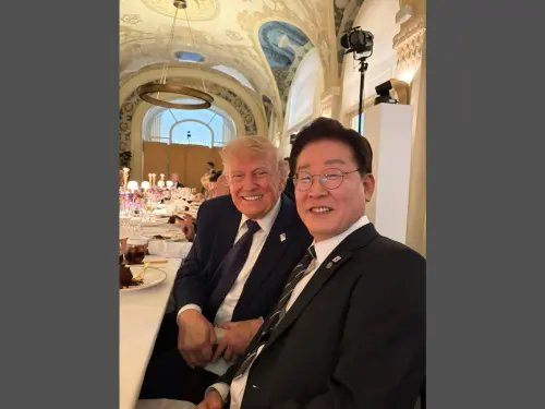 川普主動約打高爾夫！李在明曬合照曝熱聊90分鐘　還收到神秘回禮
