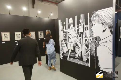 ▲《伊藤潤二展 誘惑》海外首站於2026年6月19日至9月28日在台北松山文創園區（4號倉庫）展出。（圖／記者邱曾其攝 ,2026.06.18）