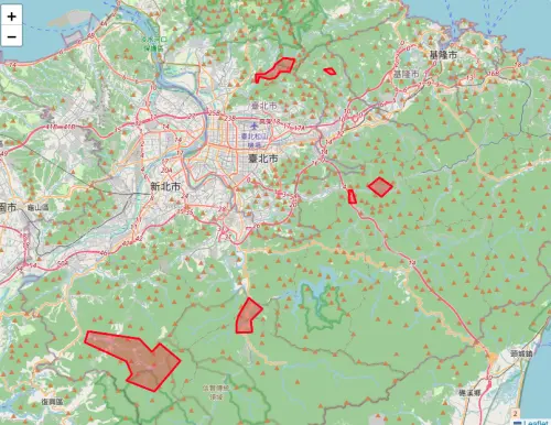 ▲氣象署針對雙北市、新竹縣、台中市發布災防告警。（圖／取自中央氣象署）