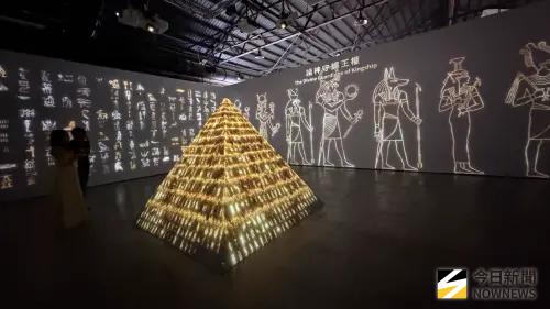 ▲展覽以「河流孕育文明」為核心概念，透過最新數位投影技術、環繞音效、多媒體互動裝置及大型情境造景，重現四大古文明的歷史場景與文化成就。（圖／記者陳美嘉攝，2026.06.18）