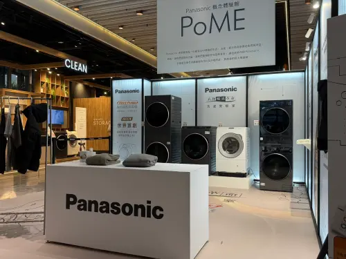 ▲Panasonic為了讓大家體驗Heat Pump熱泵除濕式烘乾技術，打造期間限定的「衣物觸感革命洗濯實驗室」。（圖／記者張家瑋攝）