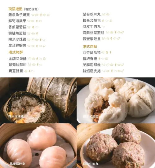 ▲台北六福萬怡酒店「飲茶尋飽去」吃到飽菜單（圖／取自六福萬怡官網）