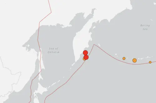 快訊／俄羅斯東部外海發生地震！規模6.6　深度10公里