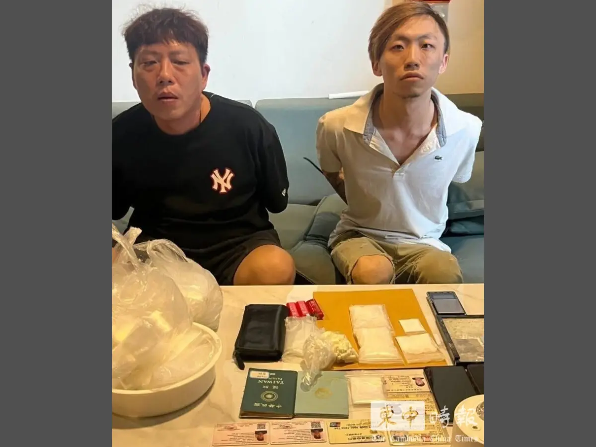 2台男在柬埔寨涉毒被抓！長相全曝光　同公寓另1日本男也落網