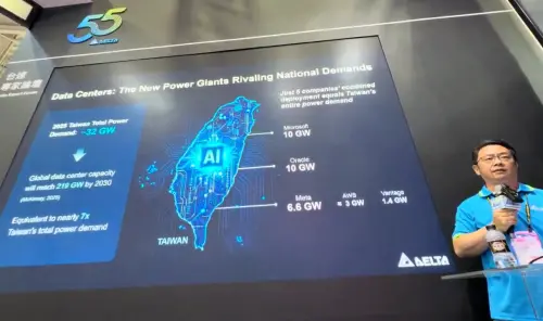 Delta executive Chris Lai says power demand is rising due to the growth of AI data centers. (TCN)