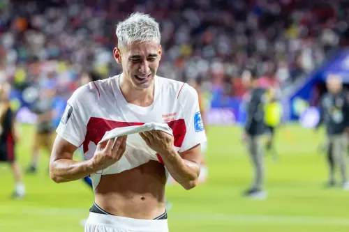 ▲東道主之一的美國國家隊（USMNT）提前晉級32強，更直接鎖定了D組第一的寶座。至於遭遇二連敗的土耳其與海地則不幸成為首批遭到淘汰的隊伍。（圖／美聯社／達志影像）