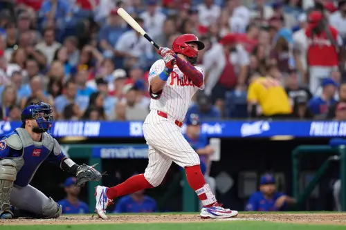MLB／舒瓦伯轟三響砲、哈波首度完全打擊　費城人15:3血洗大都會