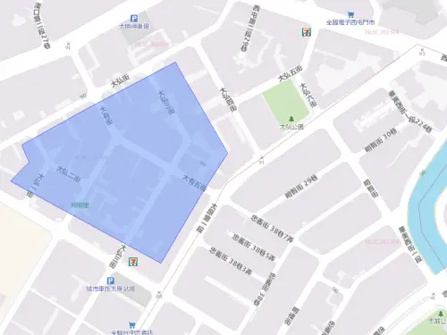 ▲台中市西屯區6月22日停水影響範圍。（圖／自來水公司）