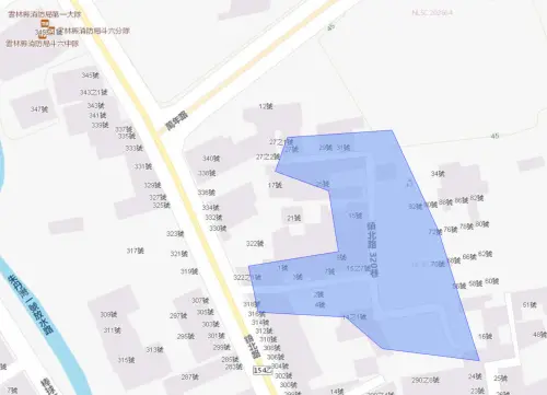 ▲雲林縣斗六市6月22日停水影響範圍。（圖／自來水公司）