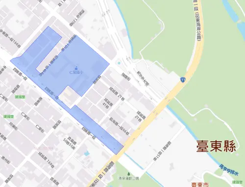 ▲台東縣6月22日停水影響範圍。（圖／自來水公司）