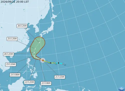 米克拉增強為中颱！週四、週五最接近台灣　最新暴風侵襲機率出爐