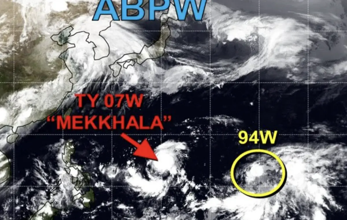 ▲除了米克拉颱風外，海面上另一熱帶擾動也蠢蠢欲動，最快本周也有極高機率發展成第8號颱風無花果。（圖／賈新興提供）