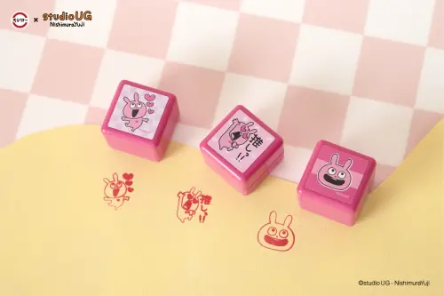 ▲3款LOVE RABBIT外遇兔印章好可愛。（圖／壽司郎提供）