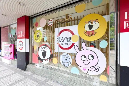 ▲西村優志5大角色降臨西門町壽司郎台北中華路店。（圖／壽司郎提供）