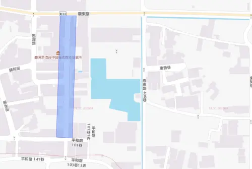 ▲彰化縣鹿港鎮6月23日停水影響範圍。（圖／自來水公司）