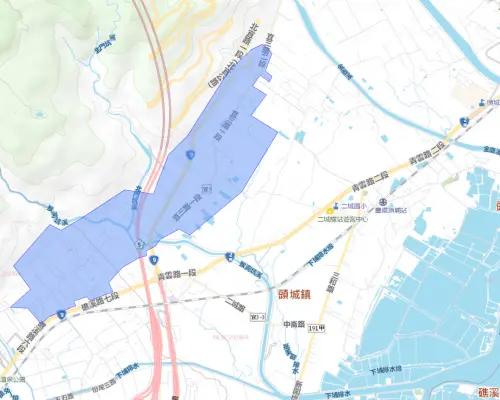 ▲宜蘭縣6月23日停水影響範圍。（圖／自來水公司）