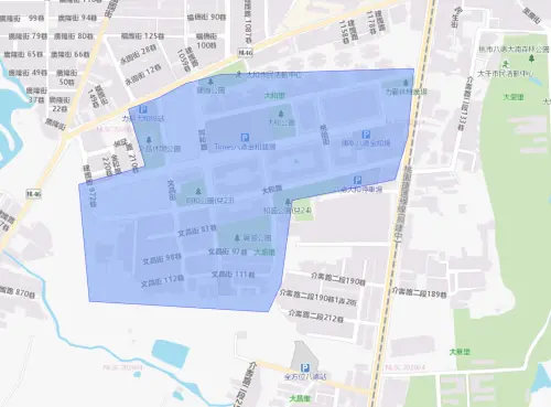 ▲桃園市八德區6月24日停水影響範圍。（圖／自來水公司）
