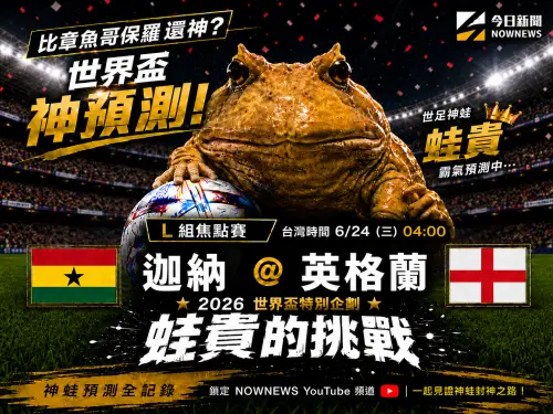 影／《蛙貴的挑戰》反著買就對了？迦納、英格蘭之戰神蛙看好誰？