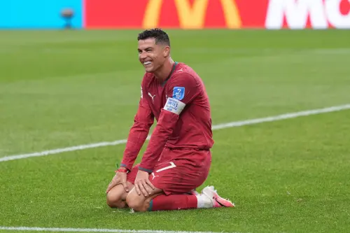 ▲「C羅」羅納度（Cristiano Ronaldo）一改首戰的低迷，在比賽中梅開二度，正式成為男子足壇史上首位在六屆世界盃都有進球的球員。（圖／美聯社／達志影像）