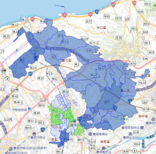 ▲桃園市6月29日停水、降壓範圍一次看。（圖／取自台水官網）
