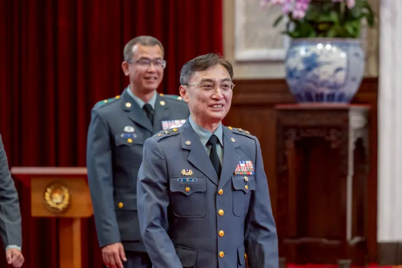    ▲董冀星晉任中將。（圖／總統府提供）  
