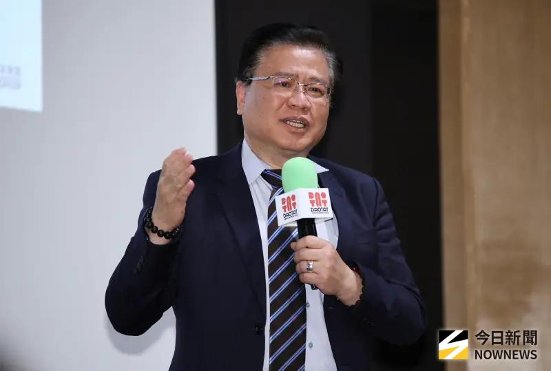    ▲台灣數位資產暨開放科技協會理事長、全國商業總會理事長許舒博。（圖／記者朱永強攝）  