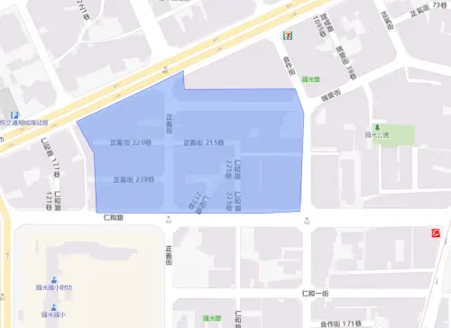 ▲台中市南區6月25日停水影響範圍。（圖／自來水公司）