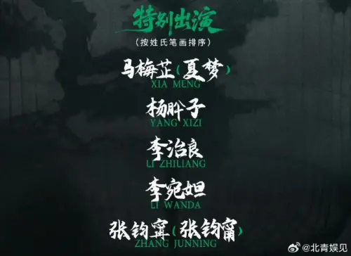 ▲張鈞甯在新戲《劍來》署名出現本名「張鈞𡩋」，讓中國觀眾大嘆本名更難認。（圖／翻攝自北青娛見微博）